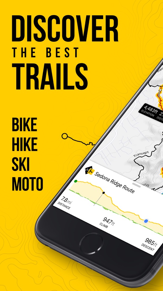 #1. Trailforks: Offline Bike Maps (iOS) De: Pinkbike.com