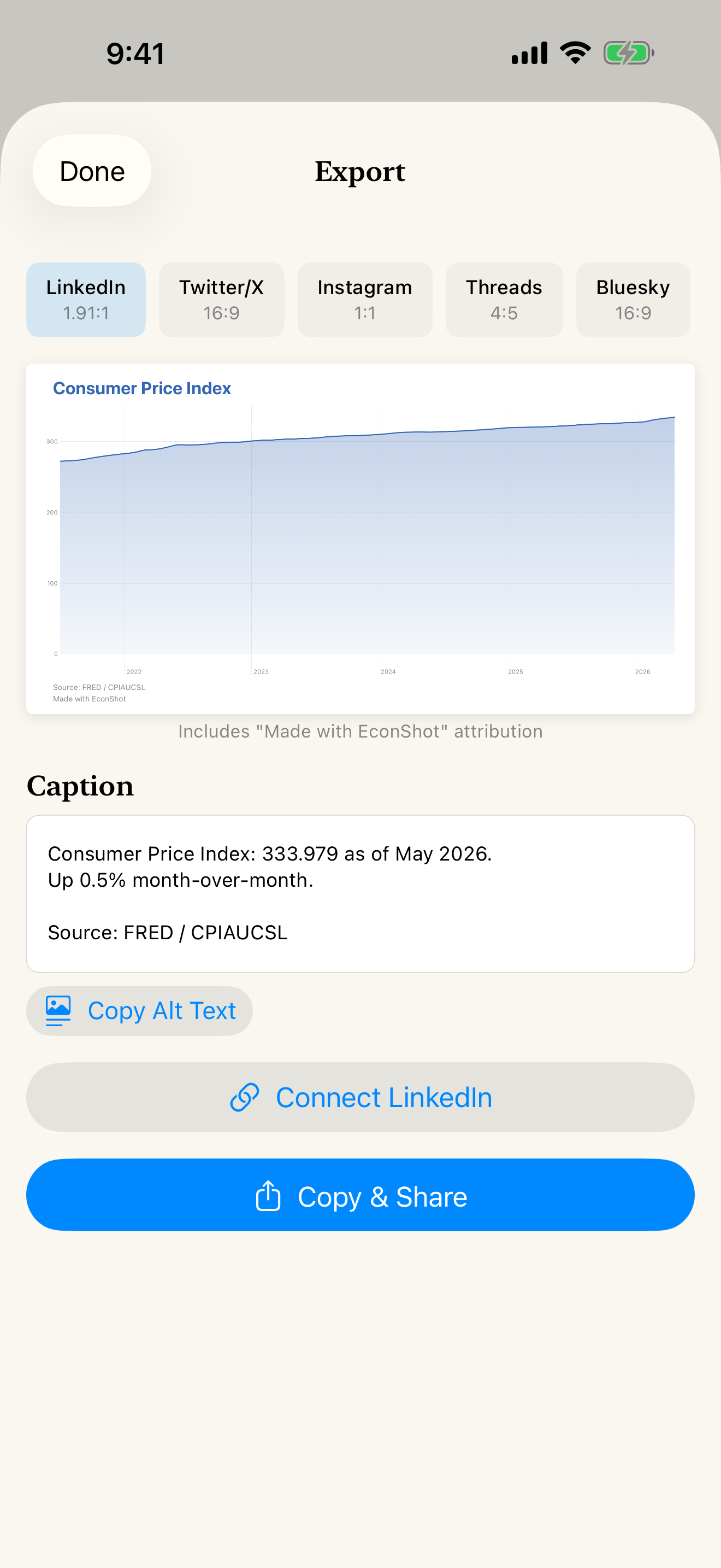 EconShot screenshot 3
