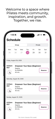 Empowering Pilates screenshot