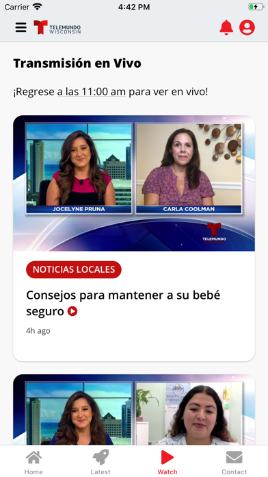 Telemundo Wisconsin Screenshot