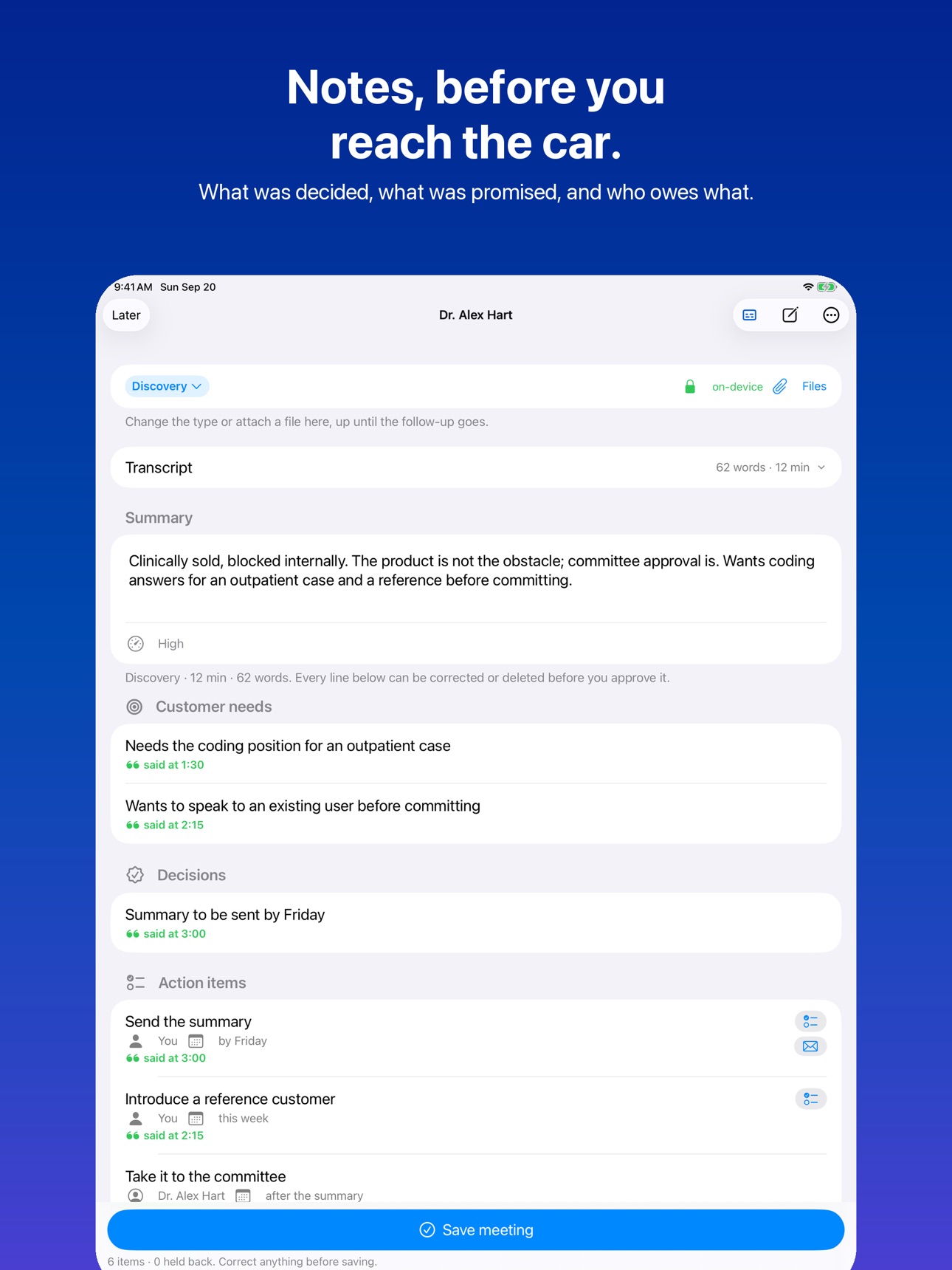 Screenshot 8 of vabletNotes