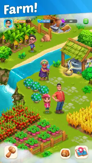 Gemstone Island: Farm Game screenshot 2