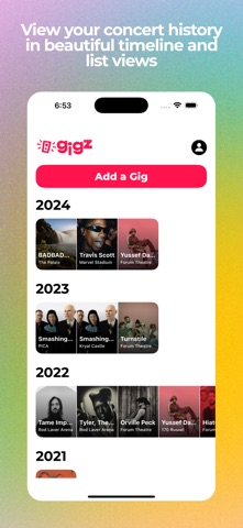 Gigz App Screenshot 1 of 3