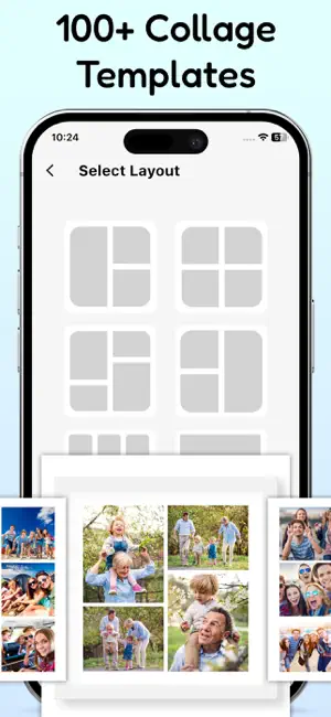 Bildkollage - Fotoredigerare iPhone screenshot 1