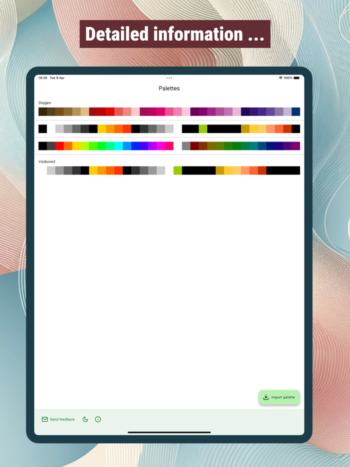 Color Palette Conversion UPC