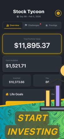 Stock Tycoon: Trade Simulator iPhone screenshot