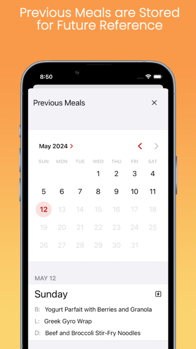 Meal37 - Weekly Meal Planner iPhone screenshot 3 - Lifestyle app