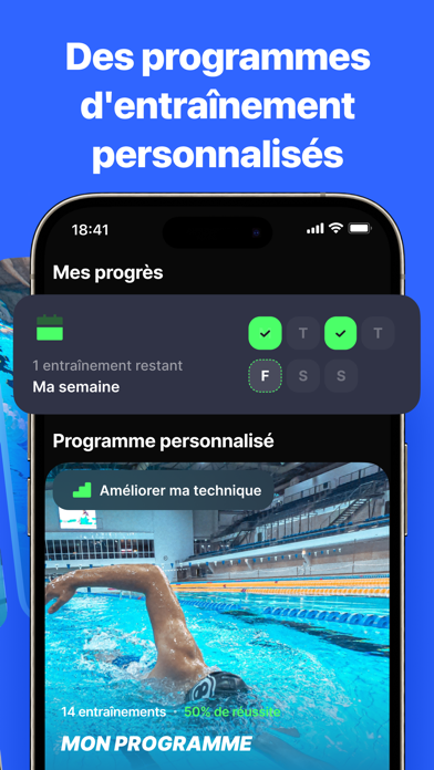 Screenshot #2 pour SwimUp: App de natation