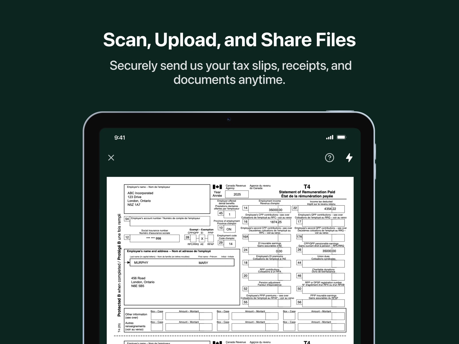 C & V Income Tax Services ipad screenshot 3