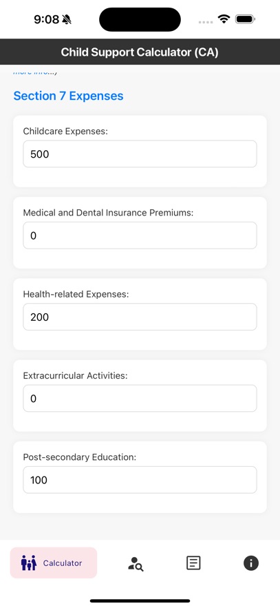 Child Support Calculator (CA)