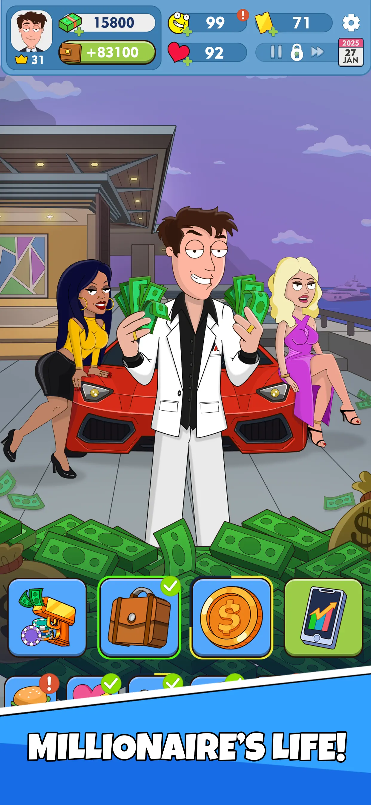 Idle Guy: Life Simulator games screenshot 2