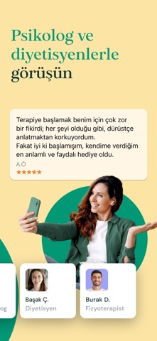 Heltia: Online Terapi ve Diyet iPhone screenshot