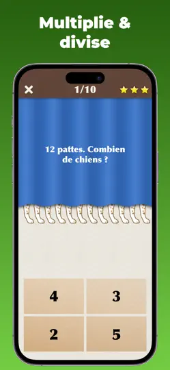 Capture d'écran de Roi Des Maths Jr sur iPhone 5