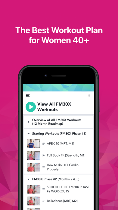 Fit Mother Project iPhone screenshot