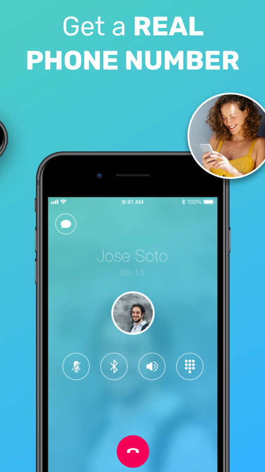 #3. Free Tone - Calling & Texting (iOS) 由: TextMe, Inc.
