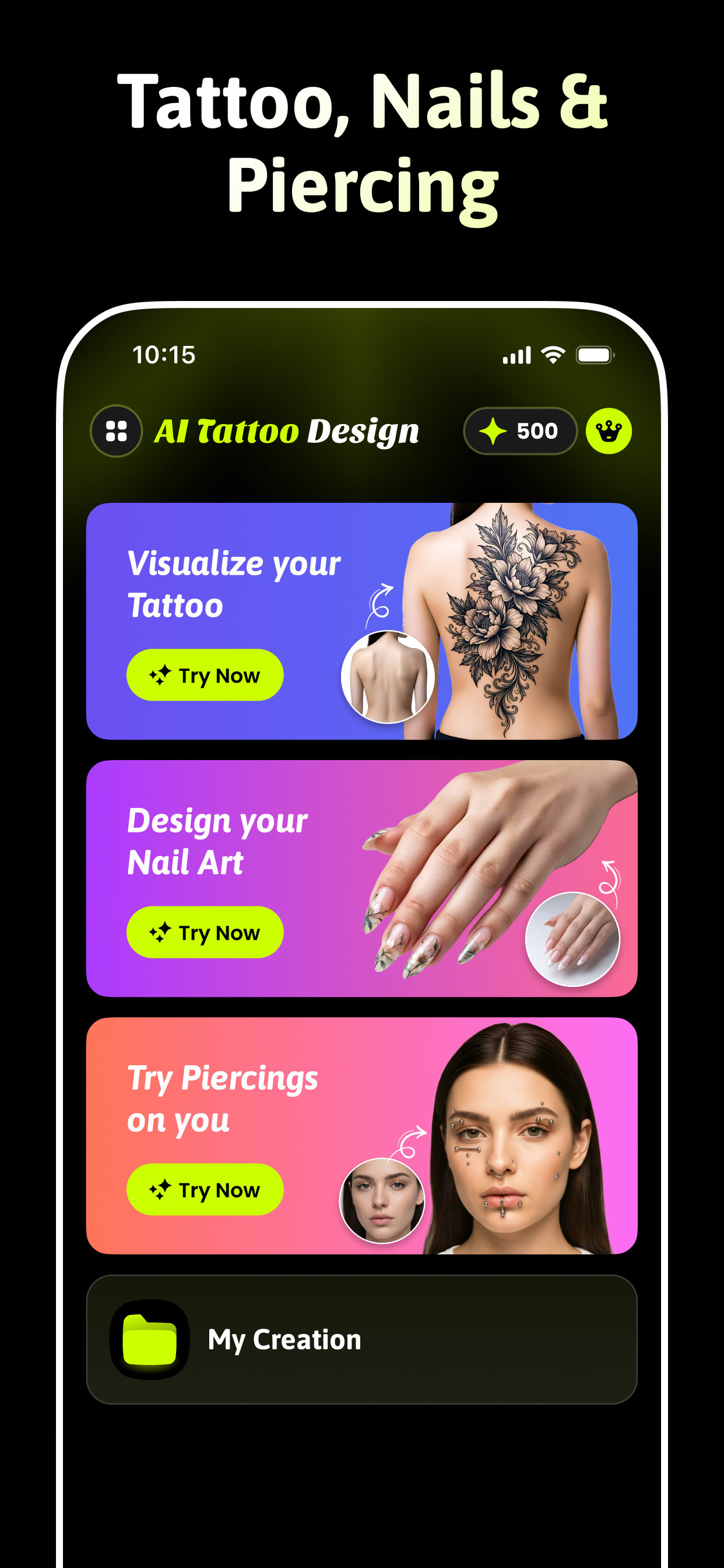 Inkzy - AI Tattoo Generator screenshot 4