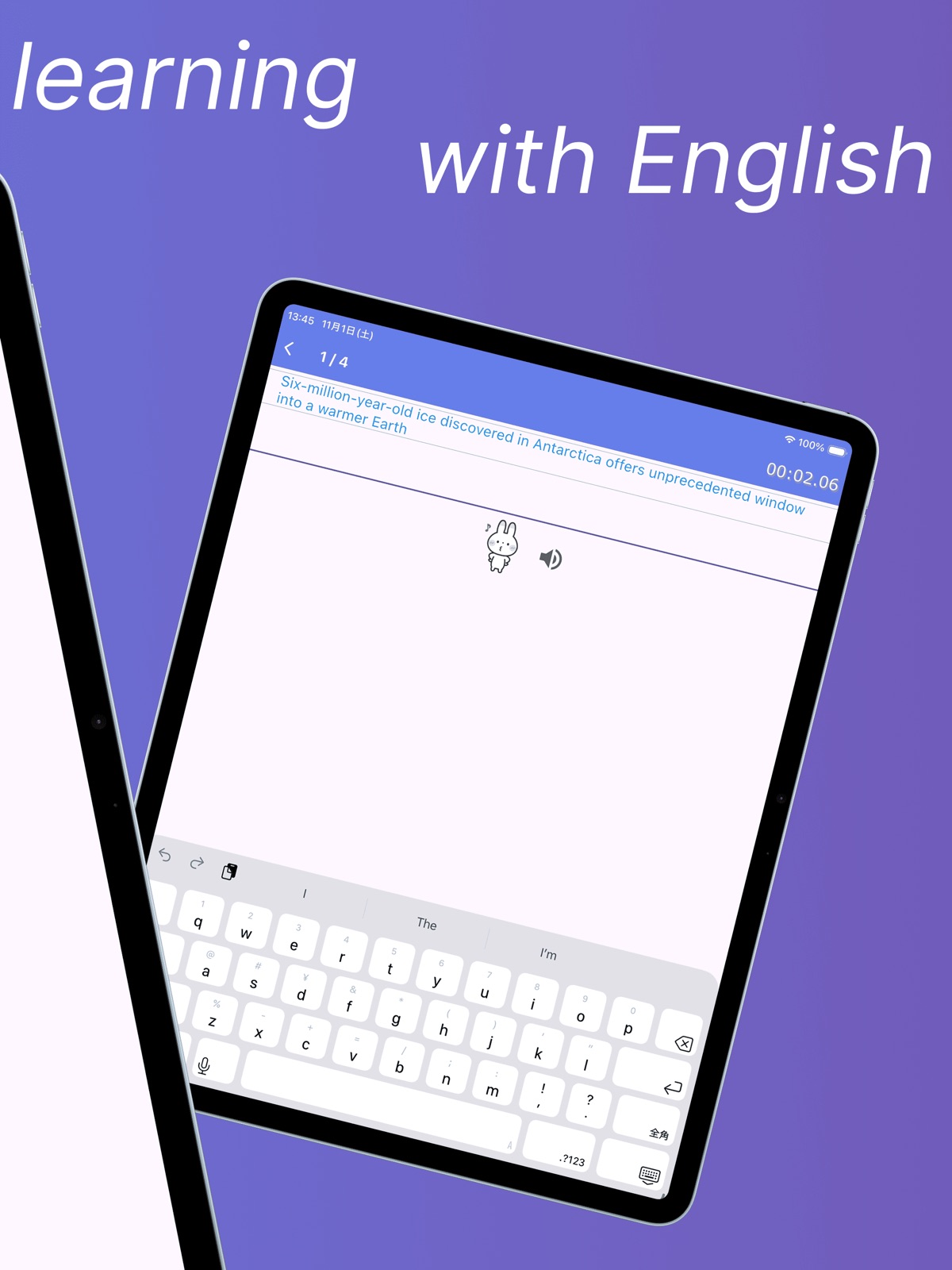 Typing Practice: English News ipad screenshot 3
