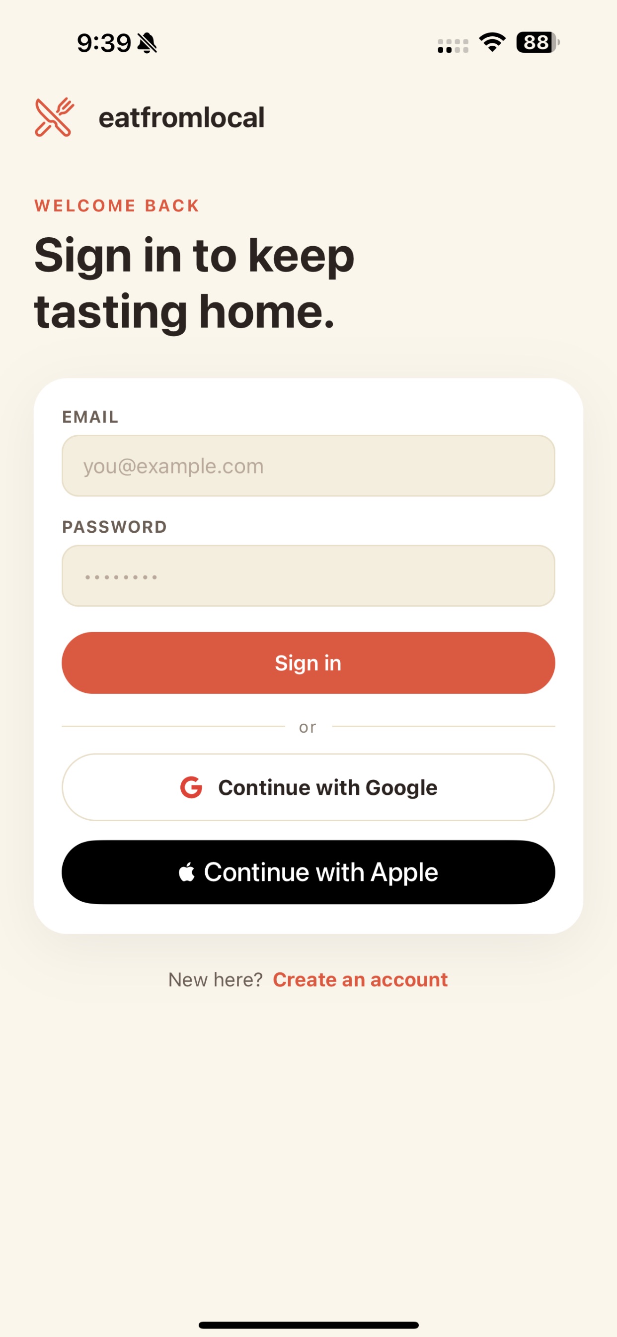 Screenshot 1 of Eat From Local