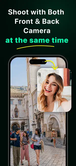 Front & Back Camera Recording screenshot 1