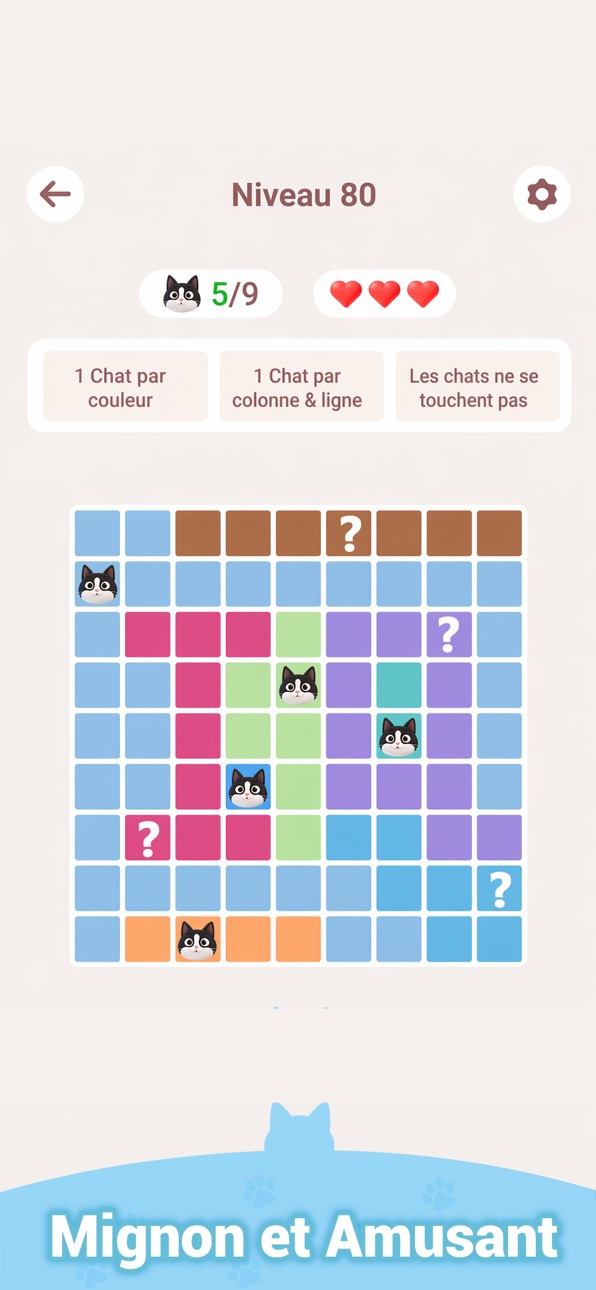 Meowdoku! iOS Mod IPA screenshot 6 - iOS game interface