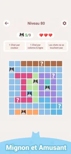 Capture d'écran de Meowdoku! sur iPhone 6