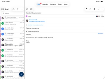 ISEC7 MAIL for Ivanti iPad screenshot