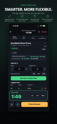 FitTrack: Gym & HIIT Log Screenshot 2 of 10