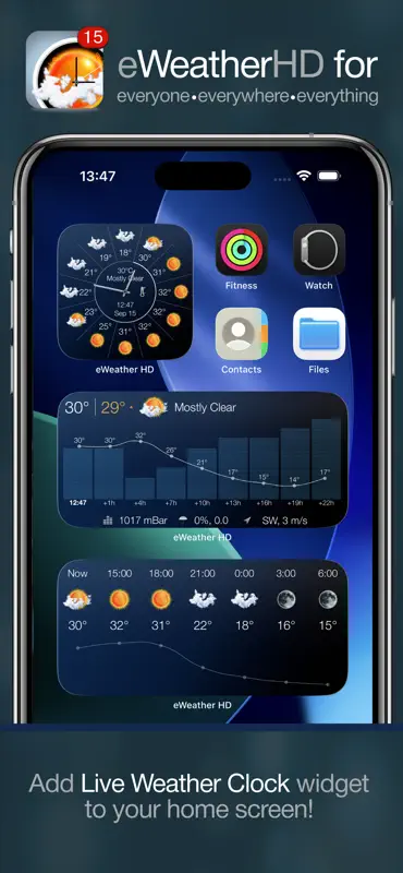eWeather HD: Weather,Air,Tides screenshot 1 of 8