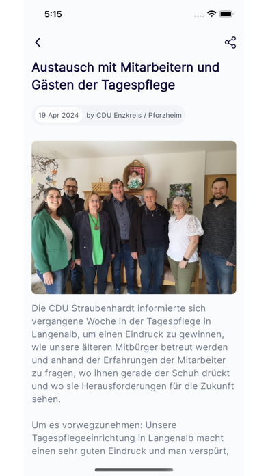CDU Enzkreis / Pforzheim Screenshot