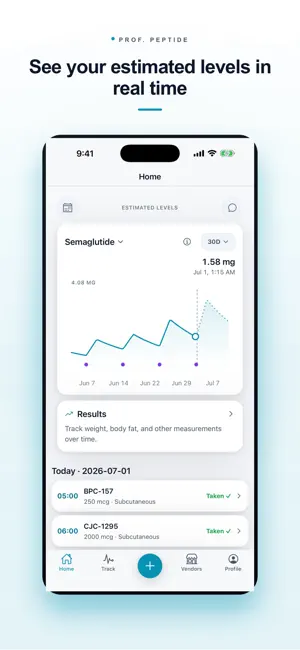Prof. Peptide Protocol Tracker screenshot 1
