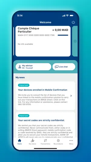 BMCE Direct screenshot 2