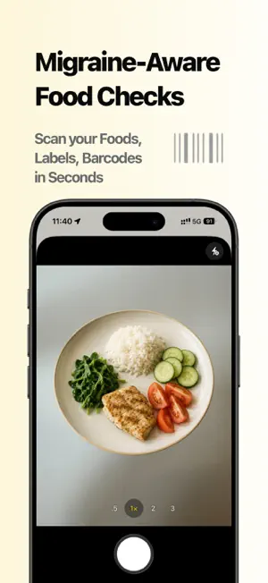 Migraine Food Checker: Zen screenshot 1