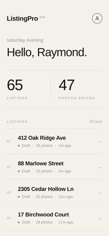 ListingPro HQ screenshot