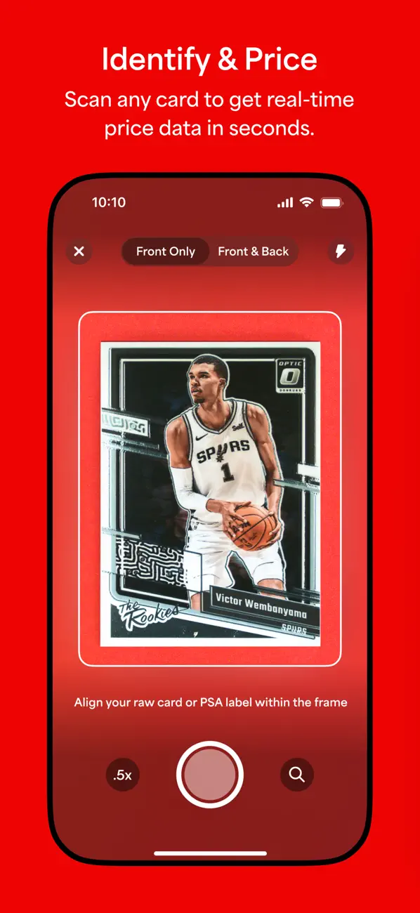 Screenshot #1 pour PSA: Card Scanner & Grading