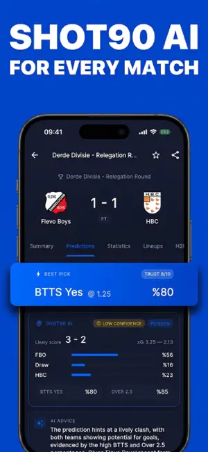 Shot90 AI Football Predictions screenshot 1