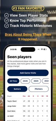 2Hito - Baseball Fan Journal iPhone screenshot