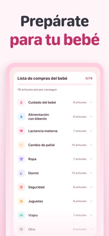 Prego: Embarazo y Bebé Tracker iPhone screenshot 6