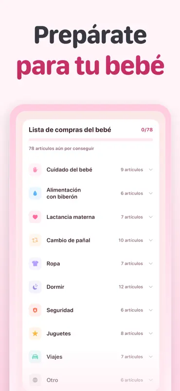 Prego: Embarazo y Bebé Tracker screenshot 6 of 6