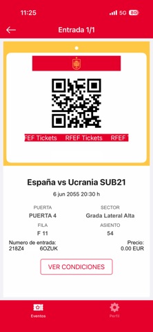 RFEF Tickets Screenshot 4 of 4