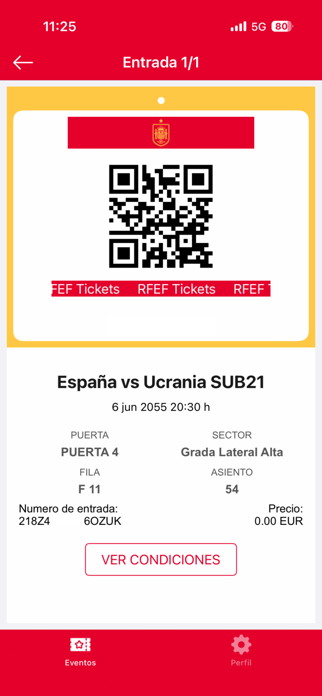 RFEF Tickets Screenshot 4 of 4