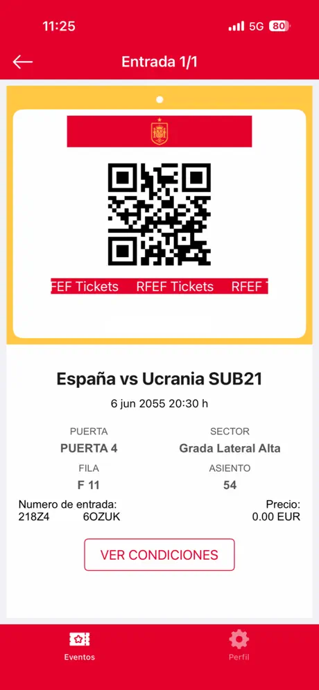 RFEF Tickets screenshot 4