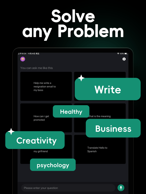 ChatGOAT AI -ChatBot Assistant iPad screenshot 4 - Utilities app