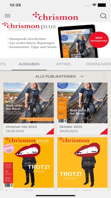 chrismon Screenshot