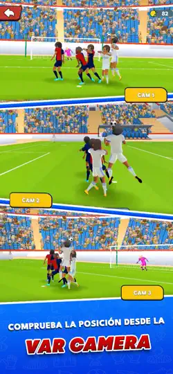 Captura de pantalla de Simulador Árbitro Fútbol 2026 en iPhone 4