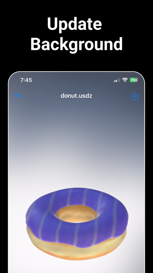 #2. 3D Model Viewer: STL & USDZ (iOS) 由: Ariel Ortiz