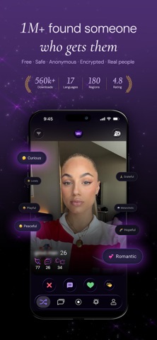 Poemia: Anonymous Chat & Match iPhone screenshot