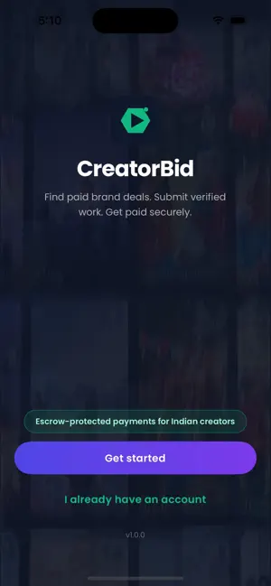 CreatorBid: Influencer Deals screenshot 1