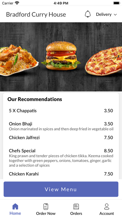 Bradford Curry House Screenshot
