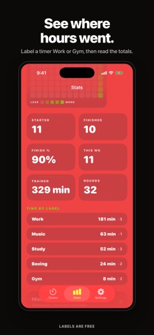 Pulse - Colored Interval Timer Screenshot 5 of 8