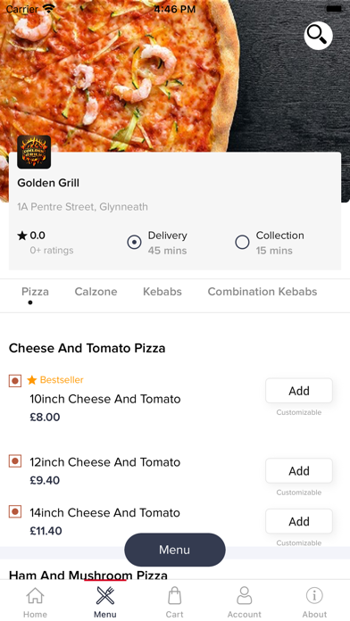 Golden Grill Online Screenshot